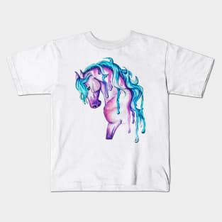 Watercolor Horse Kids T-Shirt